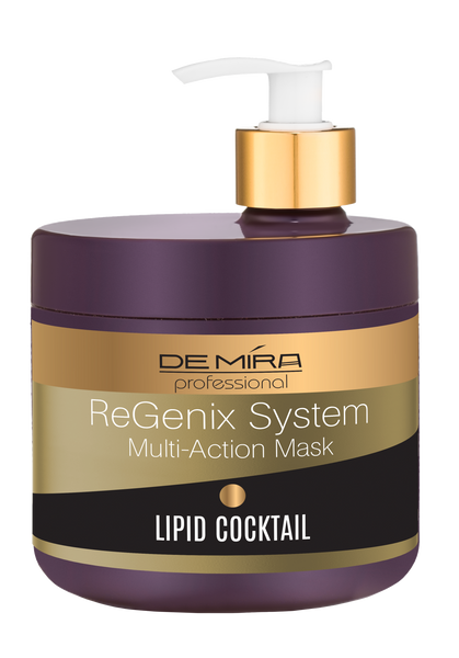 Набор для профессионального восстановления волос DeMira Professional ReGenix System Multi-Action (липидная маска, спрей, ампулы) 9585583 фото
