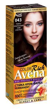 Avena Rich &ndash; стійка крем-фарба для волосся 043 Темно-каштановий 31210.043-2 фото