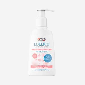 Гель для інтимної гігієни "Edelico Intimate Care" NORMALIZING, 300 мл 28836 фото