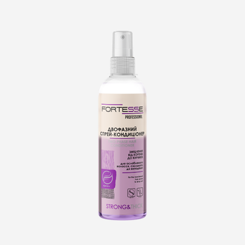 Двофазний спрей-кондиціонер FORTESSE STRONG&THICK, 250 ml 29762 фото