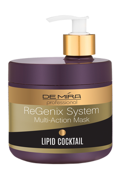Ліпідна коктейль-маска "DeMira Professional" ReGenix System Multi-Action Mask, 500 мл 30871 фото