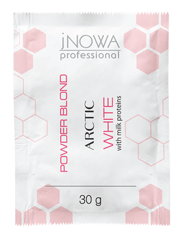 Освітлююча пудра jNOWA Professional Blond Аrctic Milk proteins 30 г (004126) 4126 фото