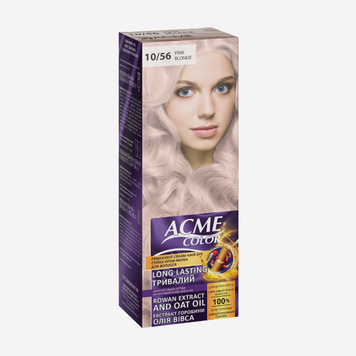 "ACME COLOR" &ndash; cтійка крем-фарба для волосся Рожевий блонд 28149.017 фото